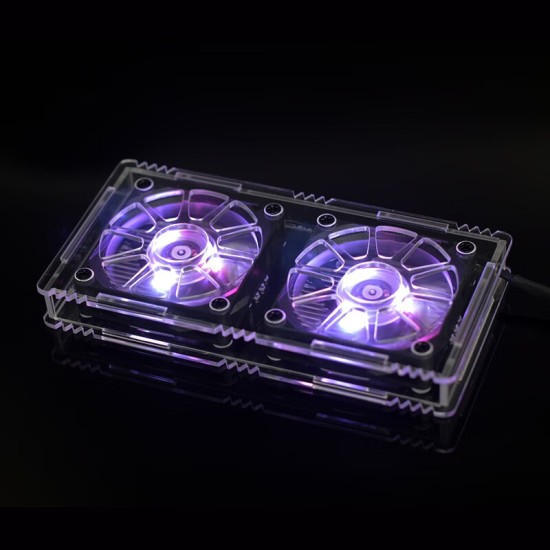 晶颜 显卡背板散热器通用RTX3090显卡散热风扇静音3070 3080显存降温散热器显卡风扇