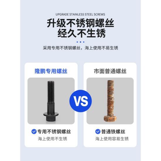 隆鹏汽油发电机220V家用小型静音变频3.7KW遥控房车户外海上便携