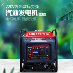 汽油发电机220V小型全铜家用迷你单相汽油无刷数码变频微型便携式