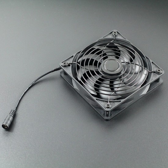 晶颜 12CM高转速暴力风扇大风量 涡轮增压风扇220V电脑机柜显卡架风扇 服务器水冷排散热风扇排