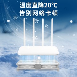 华顾家用路由器散热风扇电脑主机CPU机箱散热器风扇底座5V静音USB开关路由器光猫提速降温