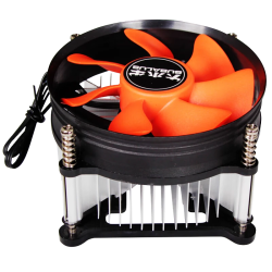 大水牛 BUBALUSL5 CPU散热器（支持INTEL115X/台式电脑风冷散热器/9CM风扇/附带硅脂） L5红色(9cm风扇/Intel/锁具)