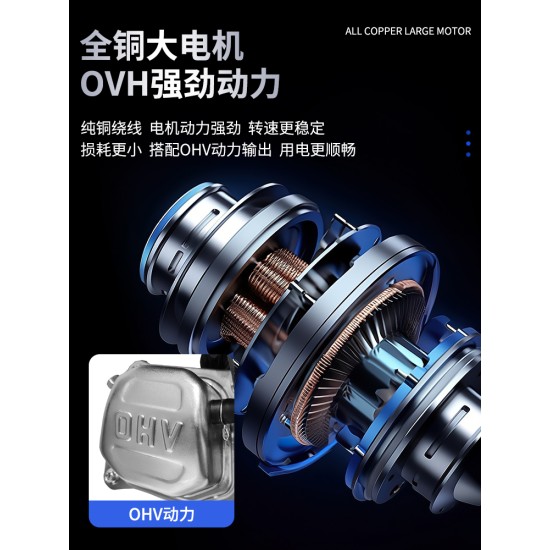 重庆隆鹏3/5/10kw变频发电机汽油220v家用户外商用供电低噪大功率