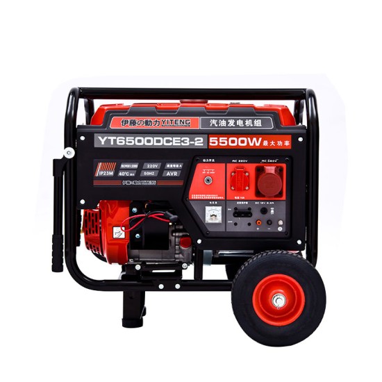 小型3 5 6 7 8KW汽油发电机220V380V户外应急工程备用YT3600DC-2