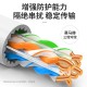 万级稳连无氧铜纯铜芯非屏蔽超六类网线 Cat6A类万兆宽带网络线白色一整箱 工程家装修家庭用布线