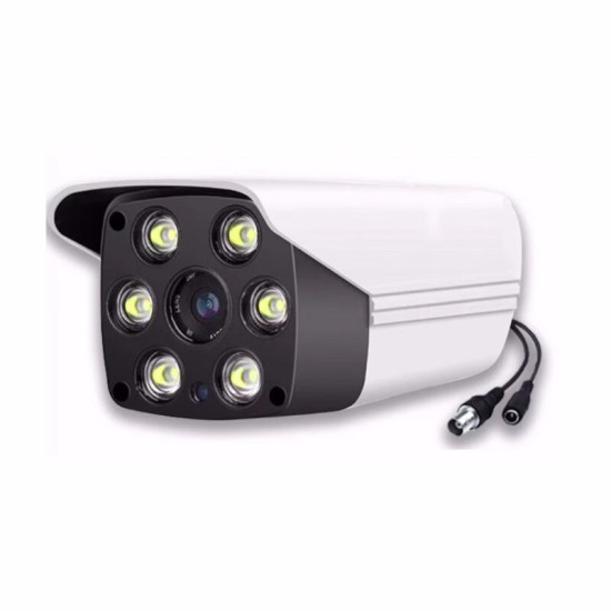 超清3000线模拟监控摄像头日夜全彩带灯监控器老式模拟摄像机室外