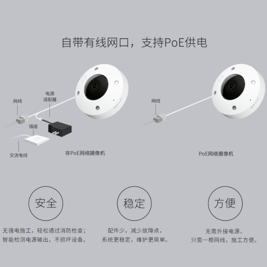 普联（TP-LINK） 360度全景高清鱼眼网络监控摄像头无线WIFI手机远程 家用超市仓库监控器