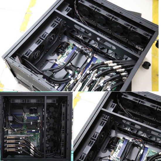 IPCSTAR一体式服务器CPU水冷散热器9754双路工作站液冷420Intel至强8468 360双路SP3[EPYC7002/7003]