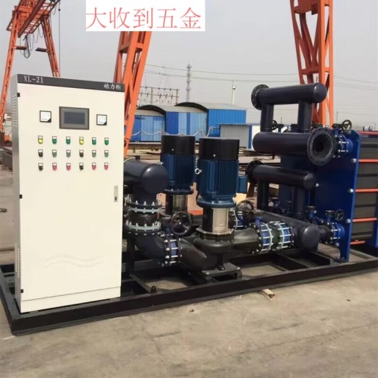 不锈钢板式换热器板换热交换器工业用地暖蒸汽钎焊冷热油水换热器