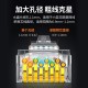 绿联 六类网线水晶头 6类千兆网络接头 CAT6镀金工程级RJ45电脑连接器 适用超六类万兆非屏蔽网线100个