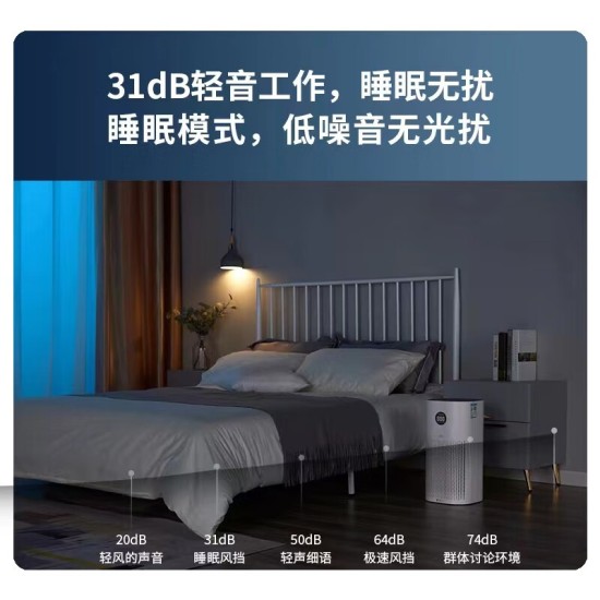华为智选720空气净化器 二手烟吸烟 除烟 房间抽烟去烟味除异味 室内家用棋牌室麻将馆办公室烧烤店净化机