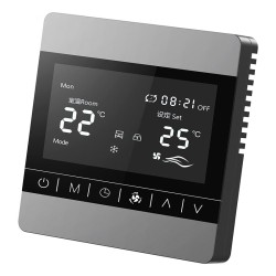 SANCORY中央空调水机风机盘管二管制四管制智能温控器86盒控制开关面板