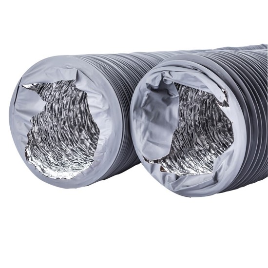 卫百特工 pvc铝箔排风管卫生间换气扇浴霸排气管厨房抽油烟机排烟管通风管道新风系统钢丝伸缩软管加厚