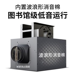 广频静音管道风机新风机离心抽风机排气厨房卫生间台球厅排风新风系统