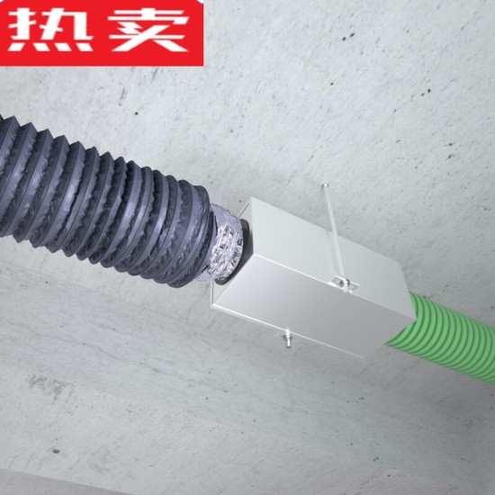 辉客映上德国进口品质空调全热新风管道风机通风管道金属消音器消音箱主机