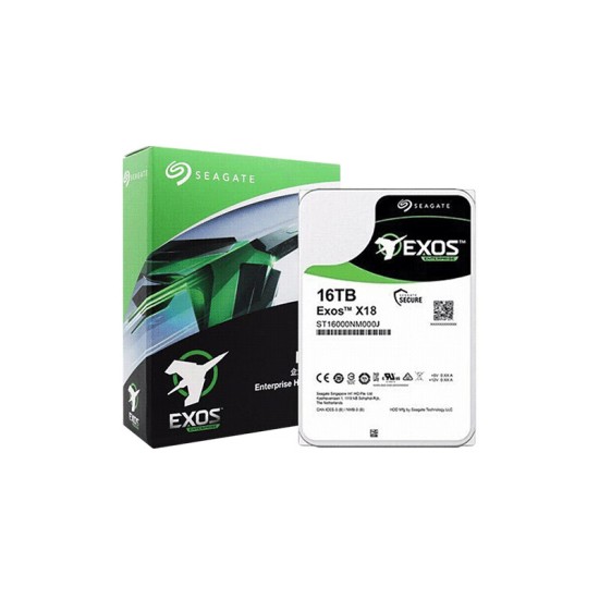 希捷（SEAGATE）企业级硬盘 1B 256MB 7200RPM CMR垂直 SATA 希捷银河Exos X18系列 服务器硬盘ST16000NM000J